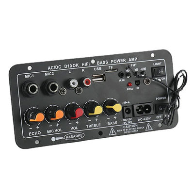 D10 12V 24V Subwoofer Digital Power Amplifier Board Wireless Audio Stereo BT 5.0 Podwójny mikrofon Karaoke Amp Speaker Acc