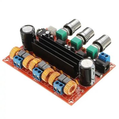 2.1 Płyta wzmacniacza cyfrowego kanałowego z układem TPA3116D2 z wyjściem 50Wx2 i zasilaczem 12V-24V