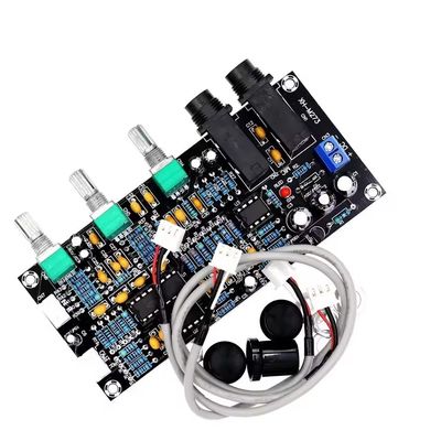 XH-M273 PT2399 Digital Preamplifier Board for Karaoke 12-24V DC Reverberation Microphone Control Mikrofon głośniki Produkt