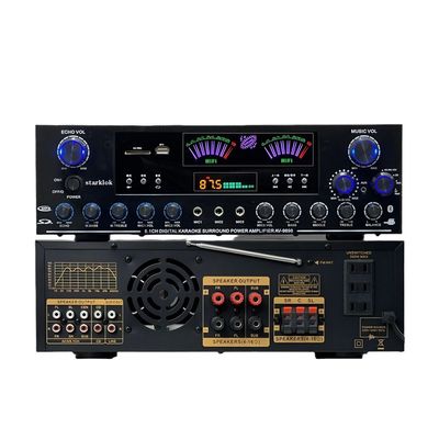 AV-9898 Cannon Home Audio Receiver Home Amplifier 5.1 CH 500W*2+200W Surround+300W Subwoofer Trwały Metal Niezależny Pasywny