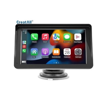 Creatall 7-calowa przenośna nawigacja samochodowa z odwrotnym widokiem z tyłu bezprzewodowy dla Bluetooth MP5 HD połączenie USB Cross-Border Carplay