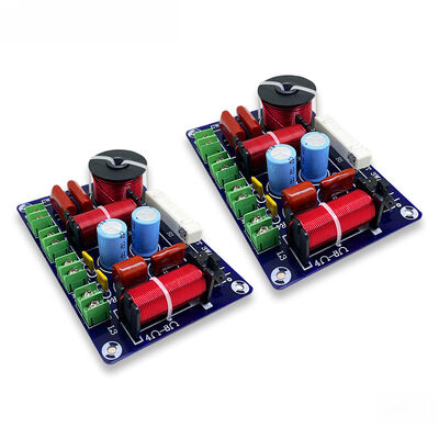 250W Audiophile 2-Way Crossover Divider  High-Frequency Mid-Low Adjustable Module for Home Theater Speaker