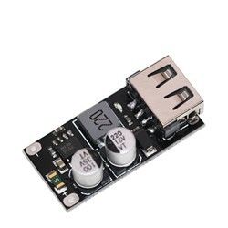 Przetwornica DC-DC moduł obniżający ładowanie 6-32V 9V 12V 24V do szybkiej szybkiej ładowarki podwójny USB QC3.0 QC2.0
