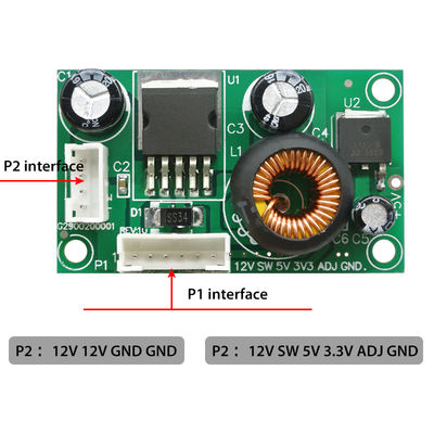 CA-1233 Moduł konwersji napięcia 12 V na 5 V na 3,3 V Moduł zasilania BENQ