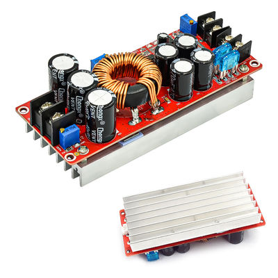 1200 W 20 A z radiatorem 12 V do 24 V 48 V DC Przetwornica zwiększająca moduł zasilania zwiększającego moc