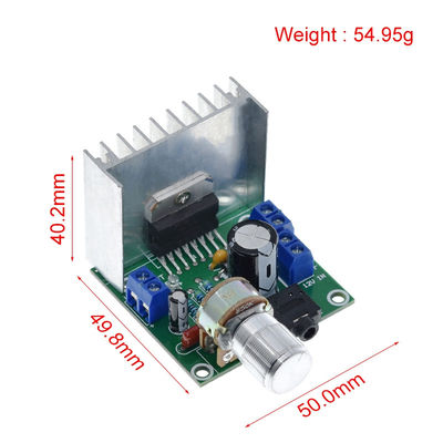 Moduł audio wzmacniacza TDA7297 15 W + 15 W dwukanałowy z wejściem zasilania DC 8–18 V dla głośnika półkowego