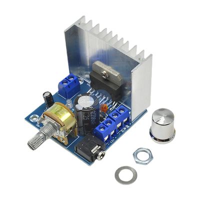 TD7297A Wzmacniacz Moduł Audio Płyta wzmacniacza klasy D DC 9-15 V 15 W * 2 Stereo z ulepszonym grzejnikiem