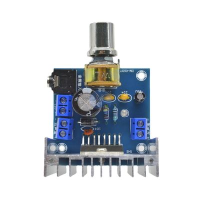 TD7297A Wzmacniacz Moduł Audio Płyta wzmacniacza klasy D DC 9-15 V 15 W * 2 Stereo z ulepszonym grzejnikiem