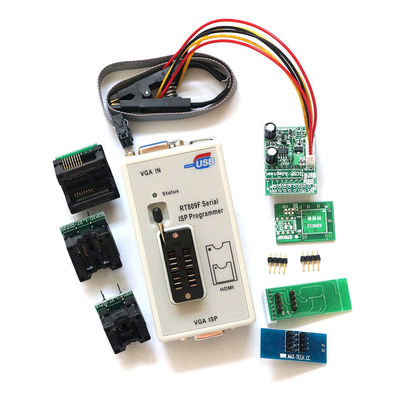 Programator RT809F do płyt głównych, tester układów scalonych z 7 adapterami SOP16 SOP20