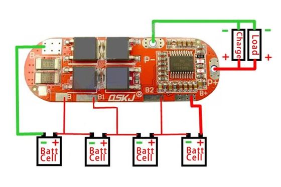 Creatall PCB PCM 4S 20A Bms Płytka ładująca Dc Dc Converter