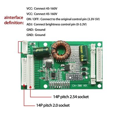 CA-366 Płytka drukowana sterownika LED 26&quot;-55&quot; z zasilaczem 19V