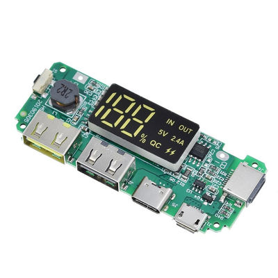 CA-524A 5V 2.4A 18650 BMS Płyty ochronne baterii Micro / Typ C LED Mobile