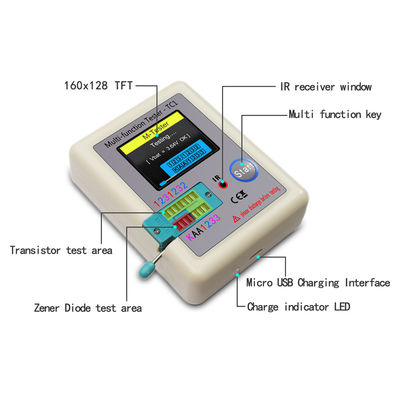 MOS PNP NPN TC1 Transistor Tester Tool Multimeter Diod Triod Detector