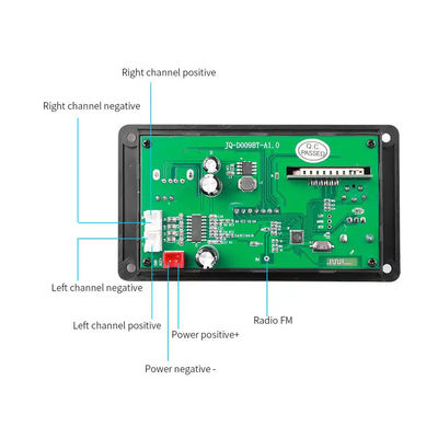 ICCS8673E Dekoder MP3 80 W DC 5 V-26 V Moduł audio Bluetooth Płyta wzmacniacza mocy