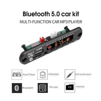 Moduł dekodera audio MP3 WMA Bluetooth FM z pilotem bezprzewodowy odbiornik