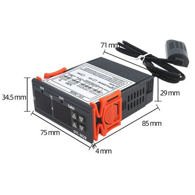 STC-3028 AC 220 V DC 12 V-24 V Regulator temperatury wilgotności Urządzenie monitorujące z podwójną mocą