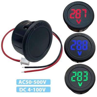 DC 4-100 V AC 50-500 V Cyfrowy amperomierz Woltomierz Dwuprzewodowy Motoryzacja