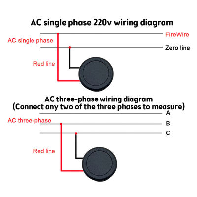 DC 4-100 V AC 50-500 V Cyfrowy amperomierz Woltomierz Dwuprzewodowy Motoryzacja