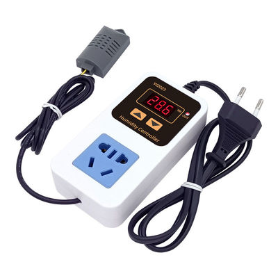 W2023 Inteligentny elektroniczny przełącznik kontroli wilgotności naścienny 110 V-220 V Cyfrowy regulator