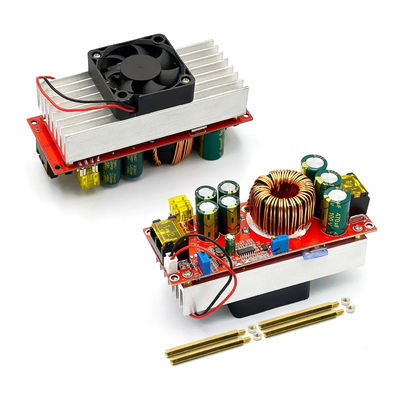1800W 40A DC-DC Boost Converter Board 10-60V przez wentylator