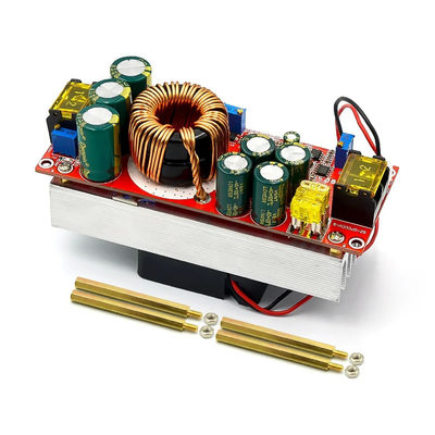 1800W 40A DC-DC Boost Converter Board 10-60V przez wentylator