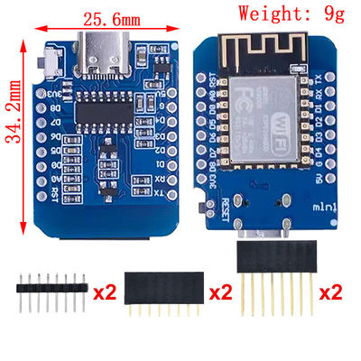 Oparty na ESP8266 CH340G Nodemcu V2 Mini Pro V3.0 NodeMcu 4MB/16MB Bytes Lua WIFI Internet Of Things Development Board