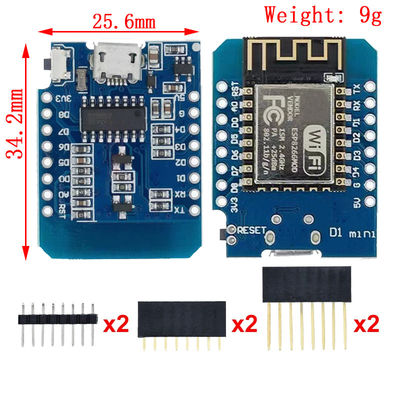 Oparty na ESP8266 CH340G Nodemcu V2 Mini Pro V3.0 NodeMcu 4MB/16MB Bytes Lua WIFI Internet Of Things Development Board