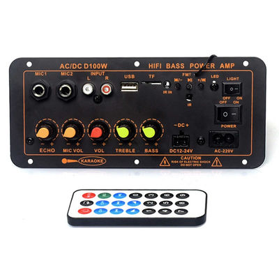 D100W Bluetooth 5.0 Panel wzmacniacz mocy AC 220V DC 12-24V 5V Moduł bezprzewodowy dla 8-12 cali