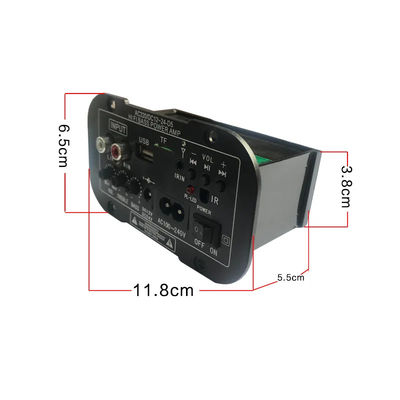 Radio FM Żelazny wzmacniacz mocy Bluetooth 5.0 Muzyka
