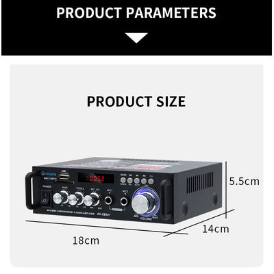 120W LDZS AV-298BT Stereo Audio Amplifier z bezprzewodowym BT 2.0 i jakością dźwięku HIFI