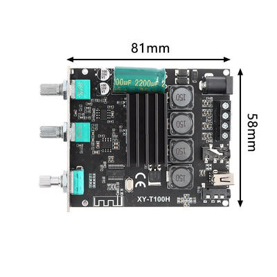XY-T100H Płyta wzmacniacza audio Bluetooth 5.0 100WX2 ze sterowaniem Sinilink-APP i cyfrowym zasilaniem stereo TPA3116D2