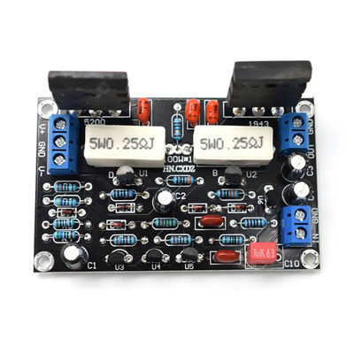 2SC5200 + 2SA1943 Płyta wzmacniacza audio Hifi Kanał mono 100 W DC 35 V do profesjonalnych systemów audio