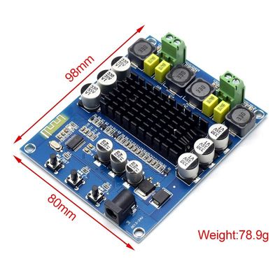 CA-3168B Działka wzmacniacza cyfrowego bezprzewodowego DC12-24V 2*50W Moc wyjściowa TPA3116D2
