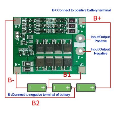 3S 25A Li-Ion 18650 BMS PCM Battery Protection Board With Balance For Li-Ion Lipo Battery