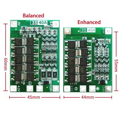 CA-3S-40A Li-Ion ładowarka do akumulatorów litowych moduł ogniw Lipo PCB tablica ochronna BMS do wiertarki 12.6V z balansem