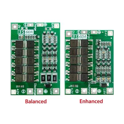 CA-3S-60A Li-Ion Lithium Battery Charger Lipo Cell Module PCB BMS Board Ochrona dla silnika wiertniczego 12.6V z równowagą