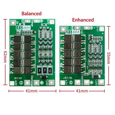CA-3S-60A Li-Ion Lithium Battery Charger Lipo Cell Module PCB BMS Board Ochrona dla silnika wiertniczego 12.6V z równowagą