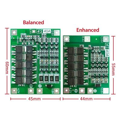 CA-4S-40A Ładowarka akumulatorów litowo-jonowych Lipo Cell Module PCB BMS Board Protection For Drill Motor 12.6V With Balance