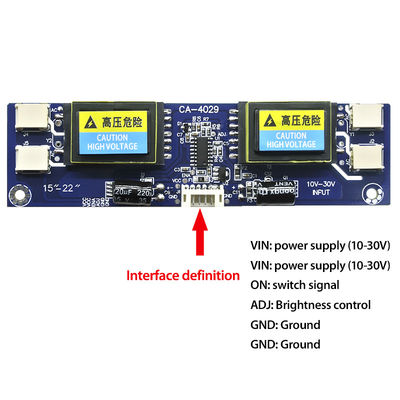 CA-4029 4 Lampy Inwerter Board LED Backlight Płyty sterowania 15-22 cali Dla monitorów PC AVT4029