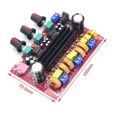 Moduł wzmacniacza cyfrowego CA-3116P z chipem TPA3116D2, moc wyjściowa 50 W x 2 + 100 W i napięcie DC 12–24 V