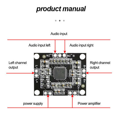 CA-8610 Cyfrowa płytka wzmacniacza mocy 2*15W Dwukanałowy stereo Mini klasy D PAM8610