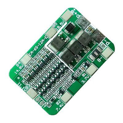 CA-6S-12A-E 24V płytka zabezpieczająca PCB BMS do 6-pakowego modułu baterii litowo-jonowej 18650 Li-Ion