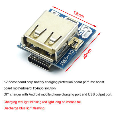 CA-035 5V Boost Step Up Power Module Litium LiPo Battery Charging Protection Board LED Display USB Do ładowania DIY