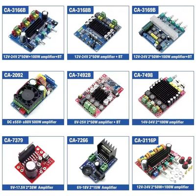 CA-2092 500W klasa D Mono Channel Digital Amplifier Board Moduł wzmacniacza wysokiej mocy