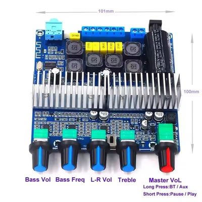 CA-3169B 2.1 Channel Audio 5.0 HIFI Power Subwoofer Equalizer Stereo High Fidelity Sound Power Amplifier Board