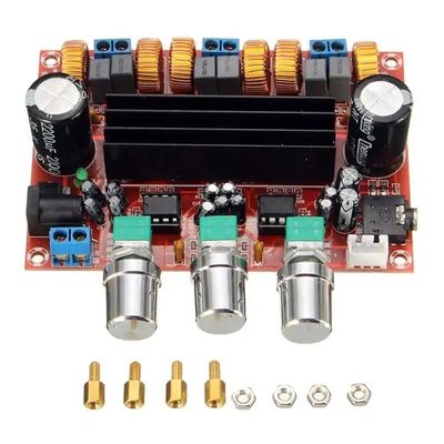 2.1 Digitalny wzmacniacz kanału dźwiękowego XH-M139 TPA3116D2 50Wx2 Profesjonalny moduł audio