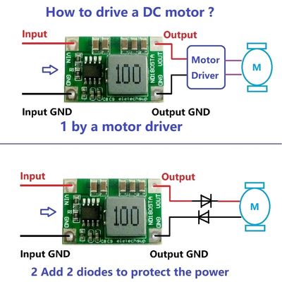 Standardowy typ montażu płyty konwertera prądu stałego do prądu stałego do regulacji napięcia 4,5 V-18 V do 3 V-6 V