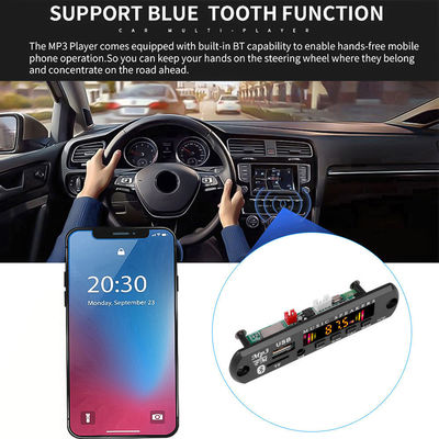 Uaktualnij dźwięk samochodu za pomocą Bluetooth 5.0 MP3 Decoder Board Featuring Color Screen and Remote Control