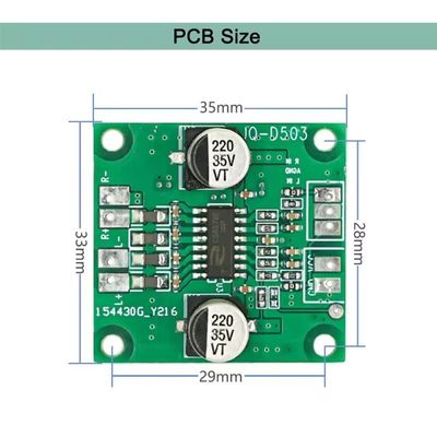 Moduł mini wzmacniacza o mocy 2*40W z zasilaniem prądem stałym 5V-26V i układem IC CS8673E