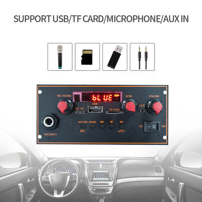 2x10W 3.7V True Stereo Bt Trolley Stereo Motherboard MP3 Decoder Amplifier Board z funkcją mikrofonu